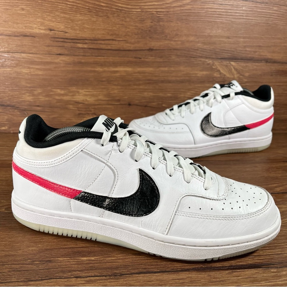 Nike Sky Force 3/4 White Leather Sneakers Men’s Size 9 Shoes‎ Customized